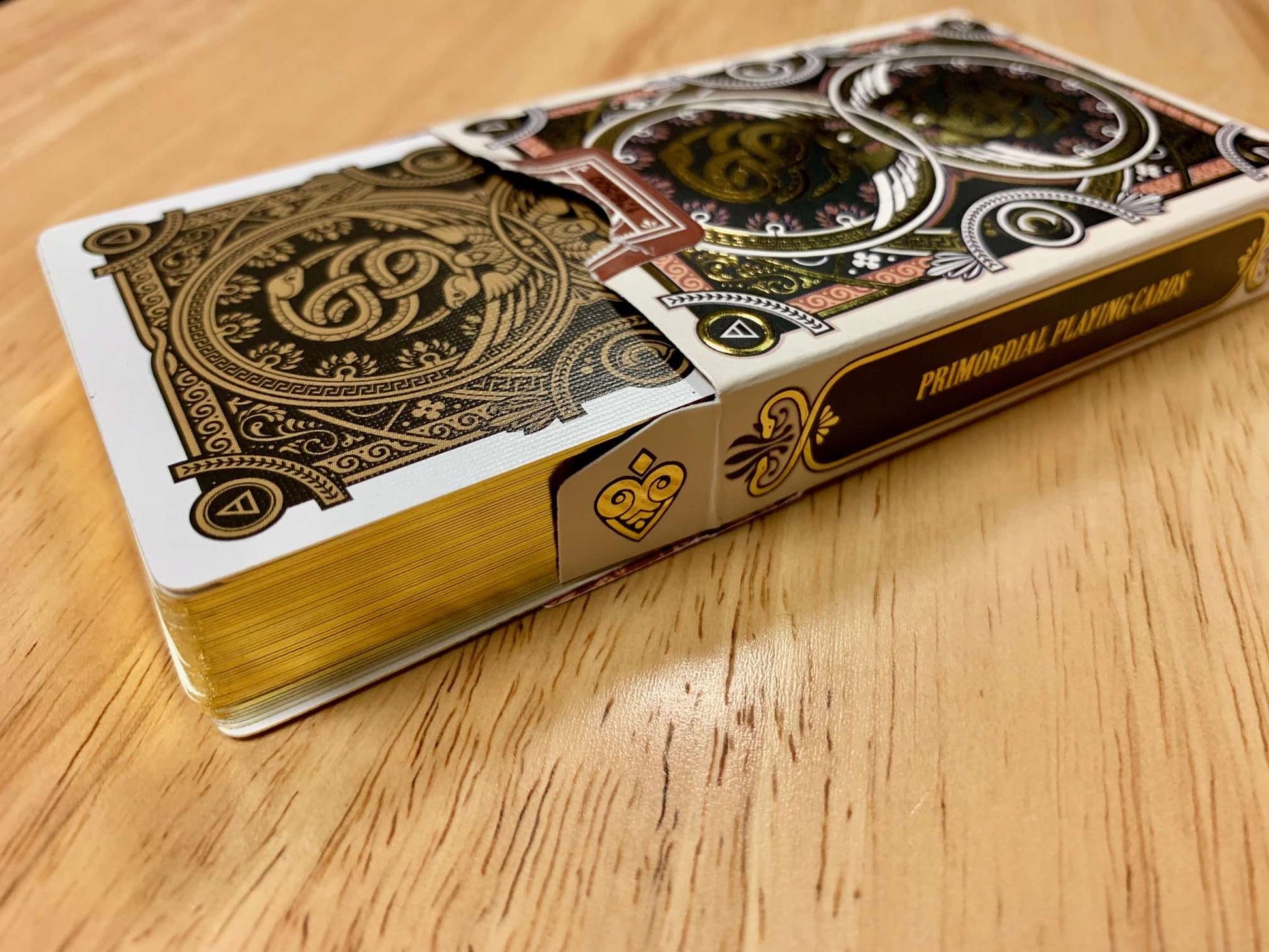 PlayingCardDecks.com-Primordial Gilded Playing Cards USPCC