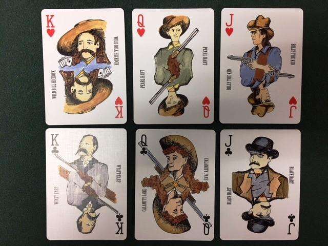 PlayingCardDecks.com-Wild West Black Playing Cards USPCC