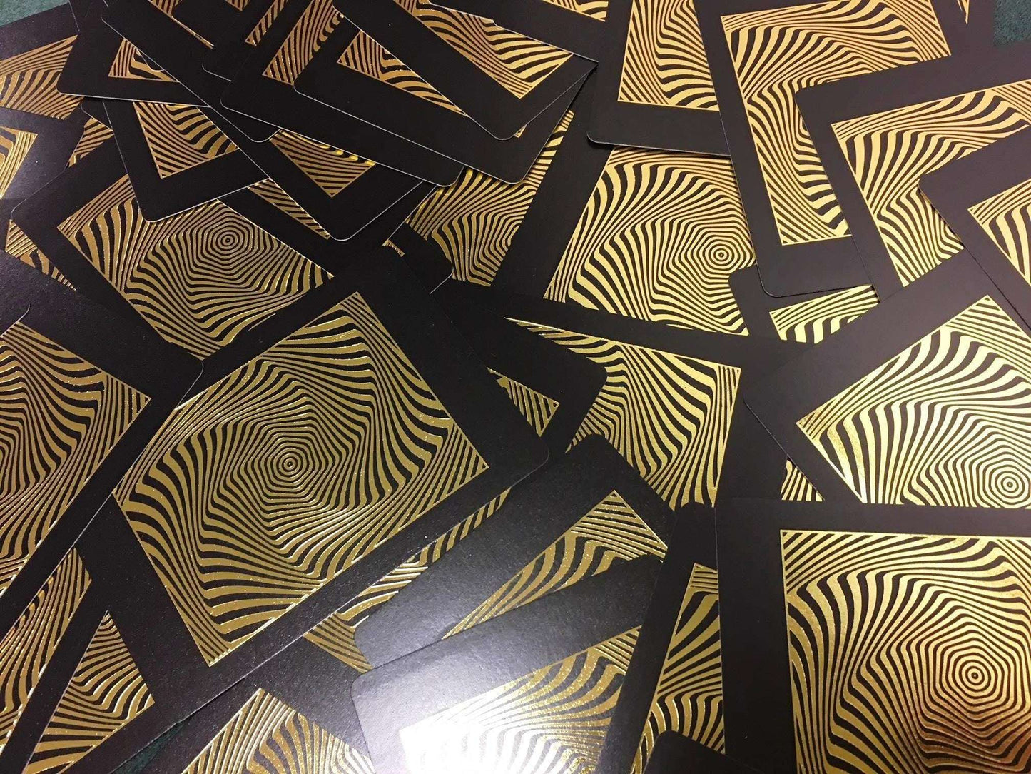 PlayingCardDecks.com-Royal Vortex Gold Foil Playing Cards Gemaco
