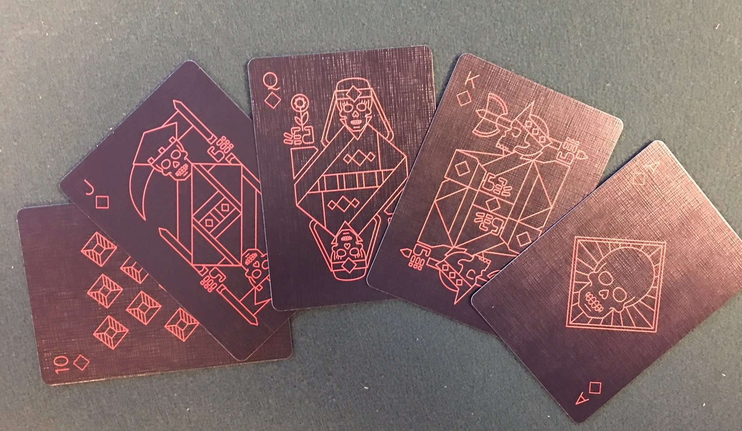 PlayingCardDecks.com-Pitch Black v2 Playing Cards Cartamundi