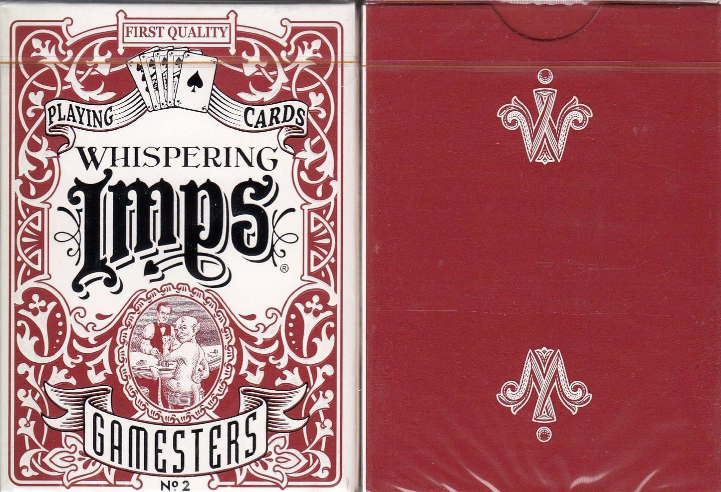 Whispering Imps Gamesters Playing Cards EPCC