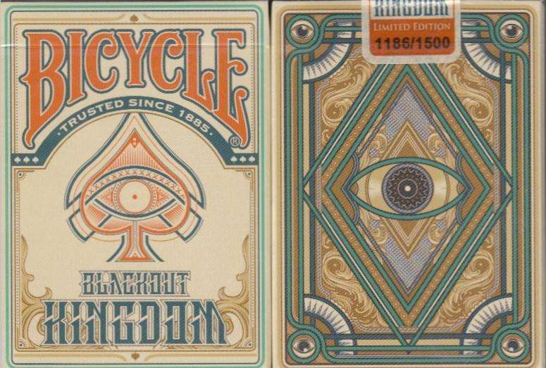 PlayingCardDecks.com-Blackout Kingdom Bicycle Playing Cards: Light