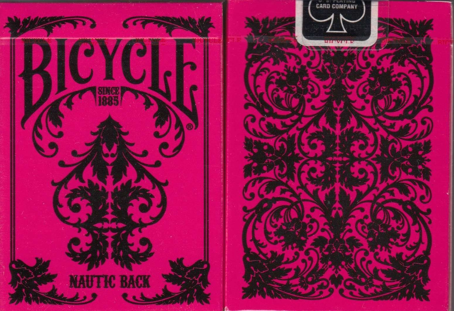 PlayingCardDecks.com-Nautic Pink Back Bicycle Playing Cards Deck