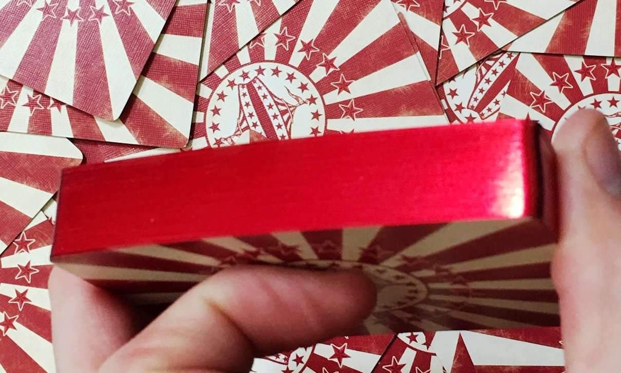 PlayingCardDecks.com-Circus Nostalgic Red Gilded Playing Cards USPCC