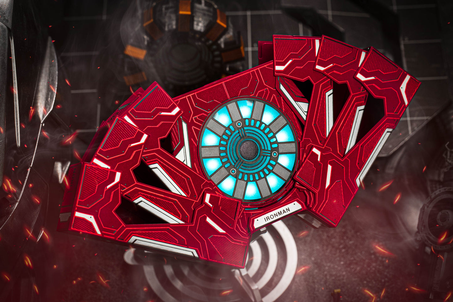 Iron Man Mark 33 Silver Playing Cards