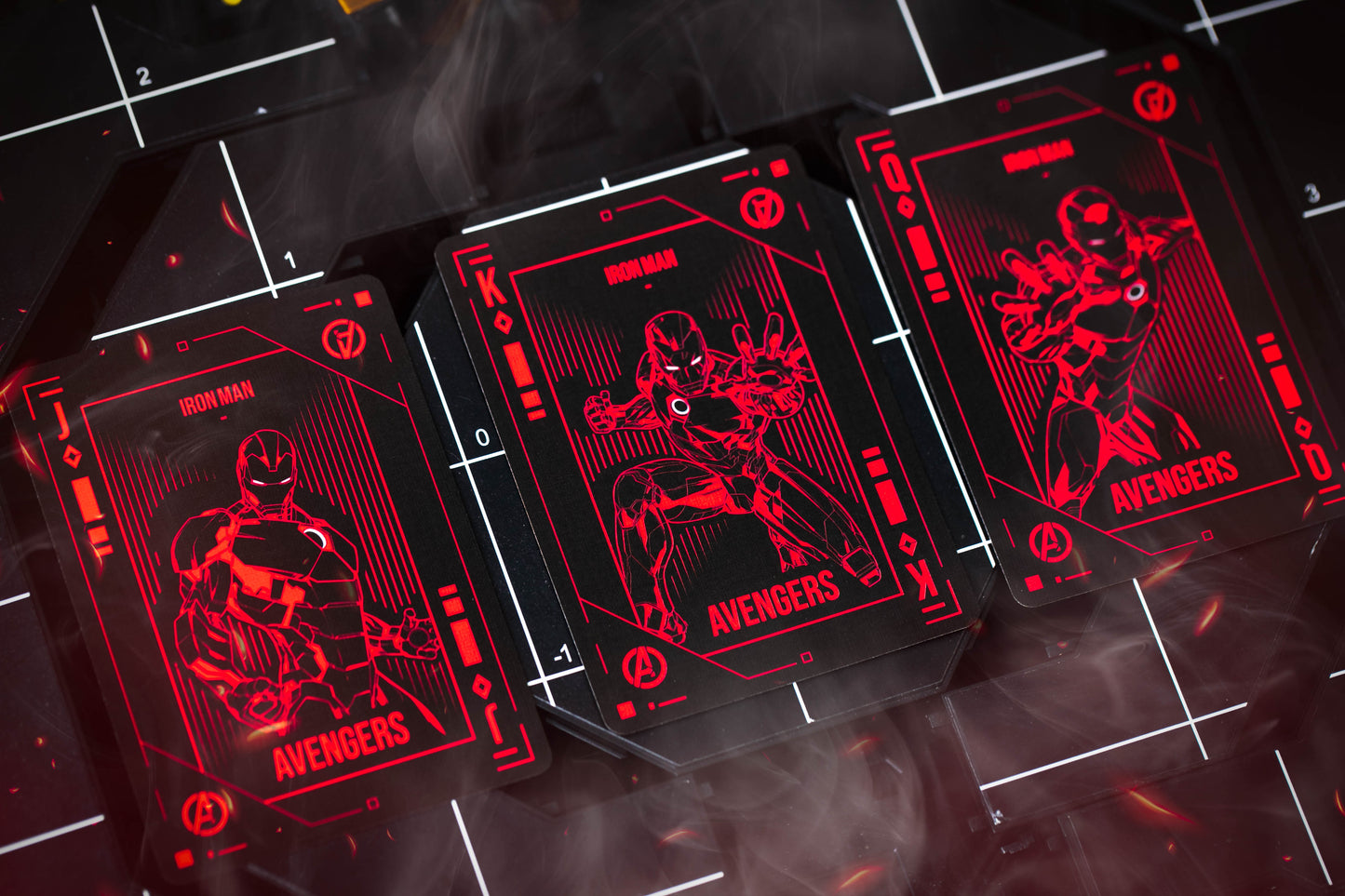 Iron Man Mark 33 Silver Playing Cards