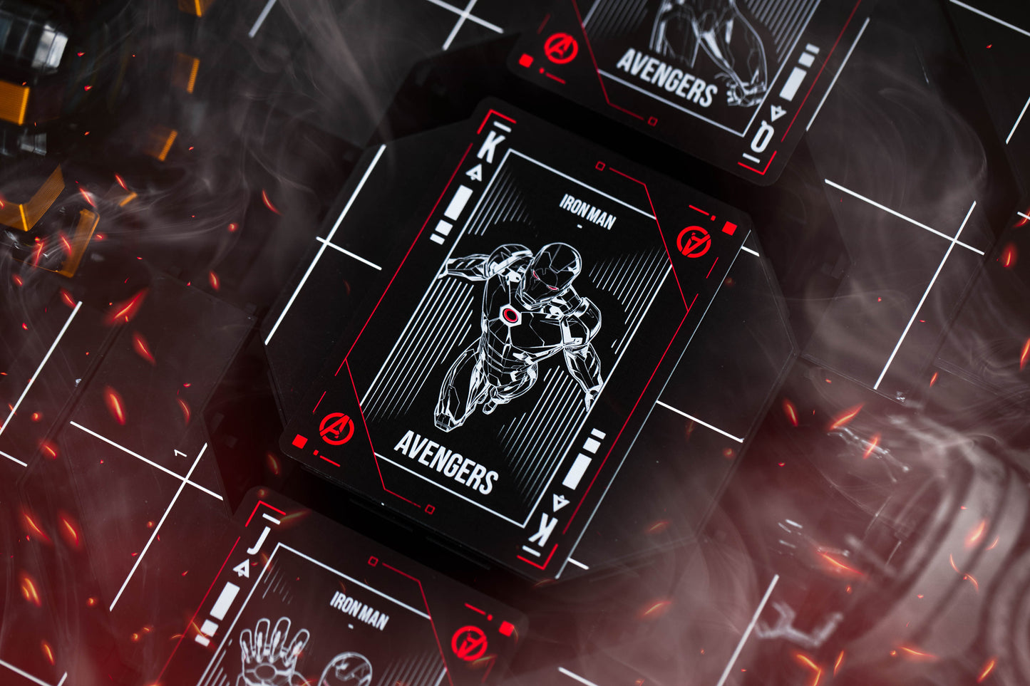 Iron Man Mark 33 Silver Playing Cards