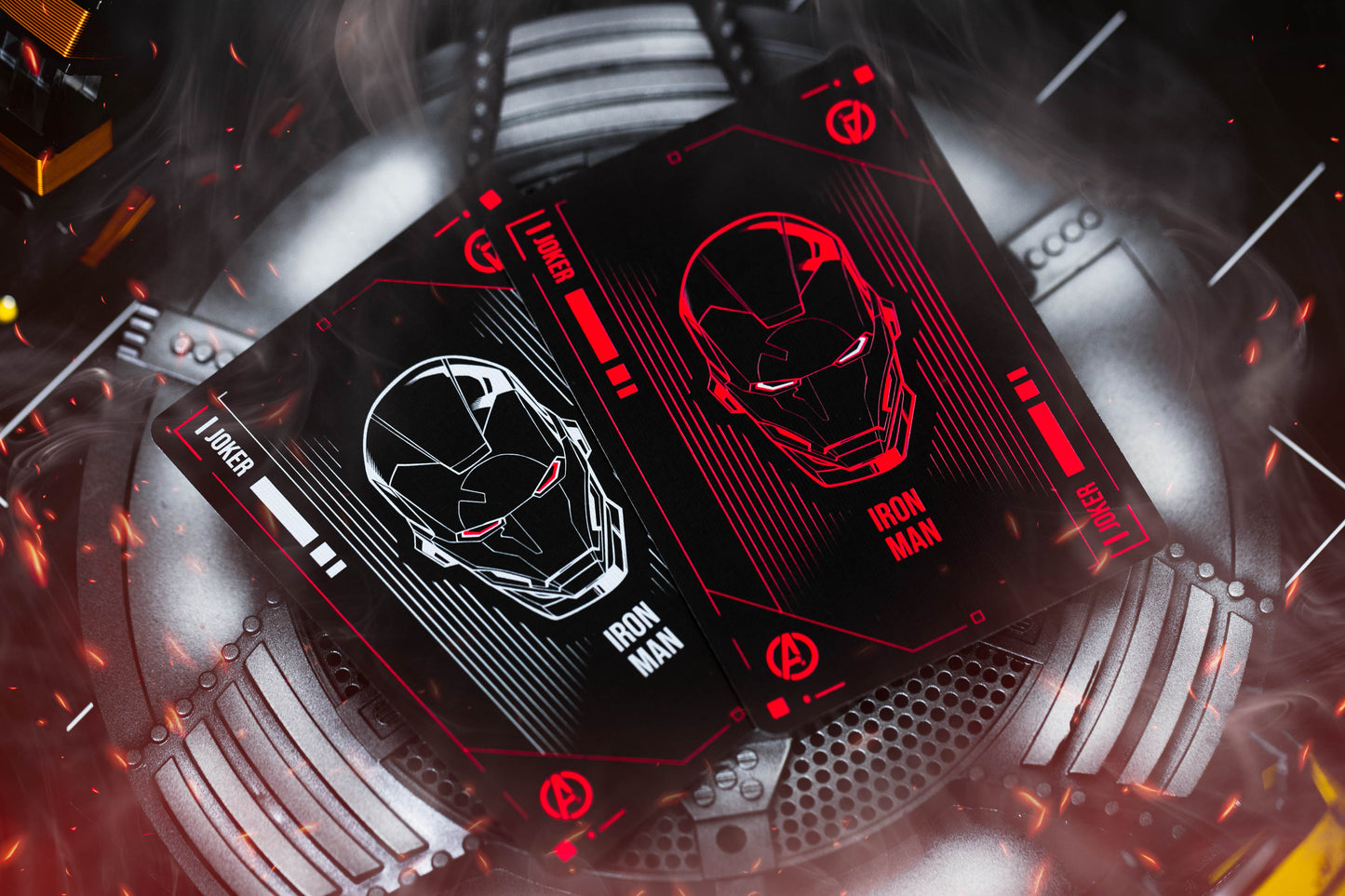 Iron Man Mark 33 Silver Playing Cards