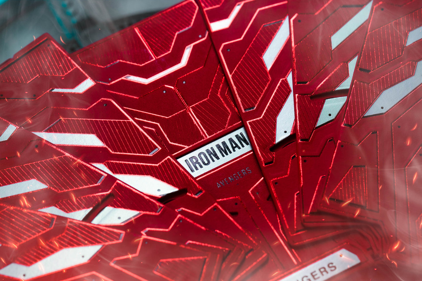 Iron Man Mark 33 Silver Playing Cards