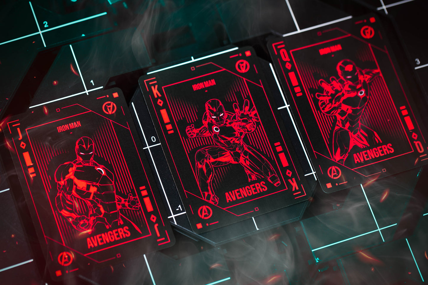 Iron Man Mark 33 Silver Playing Cards