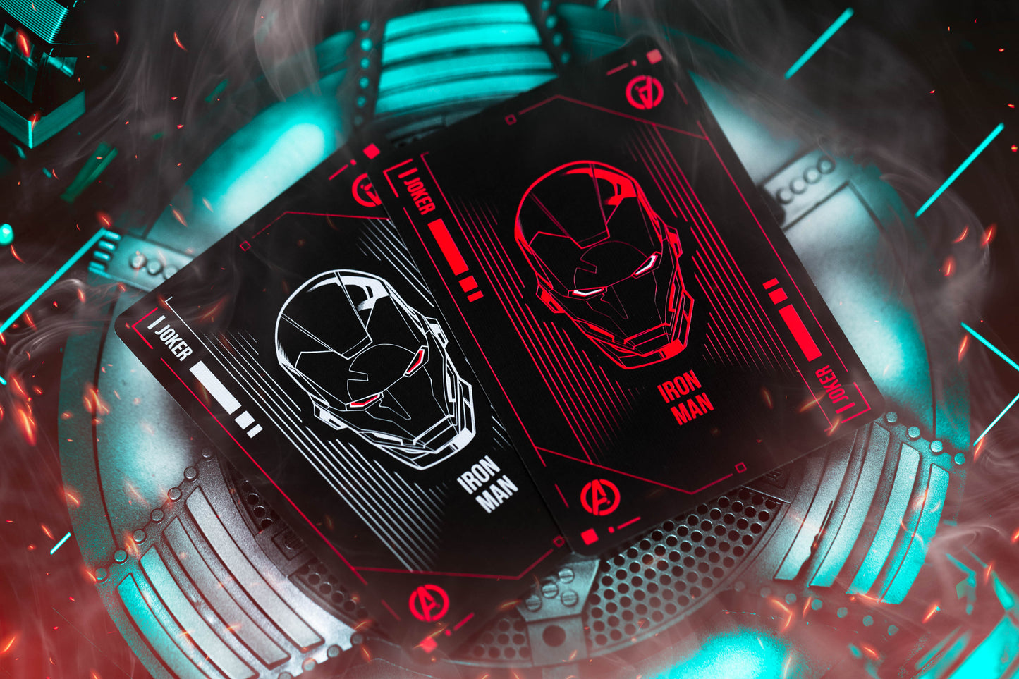 Iron Man Mark 33 Silver Playing Cards