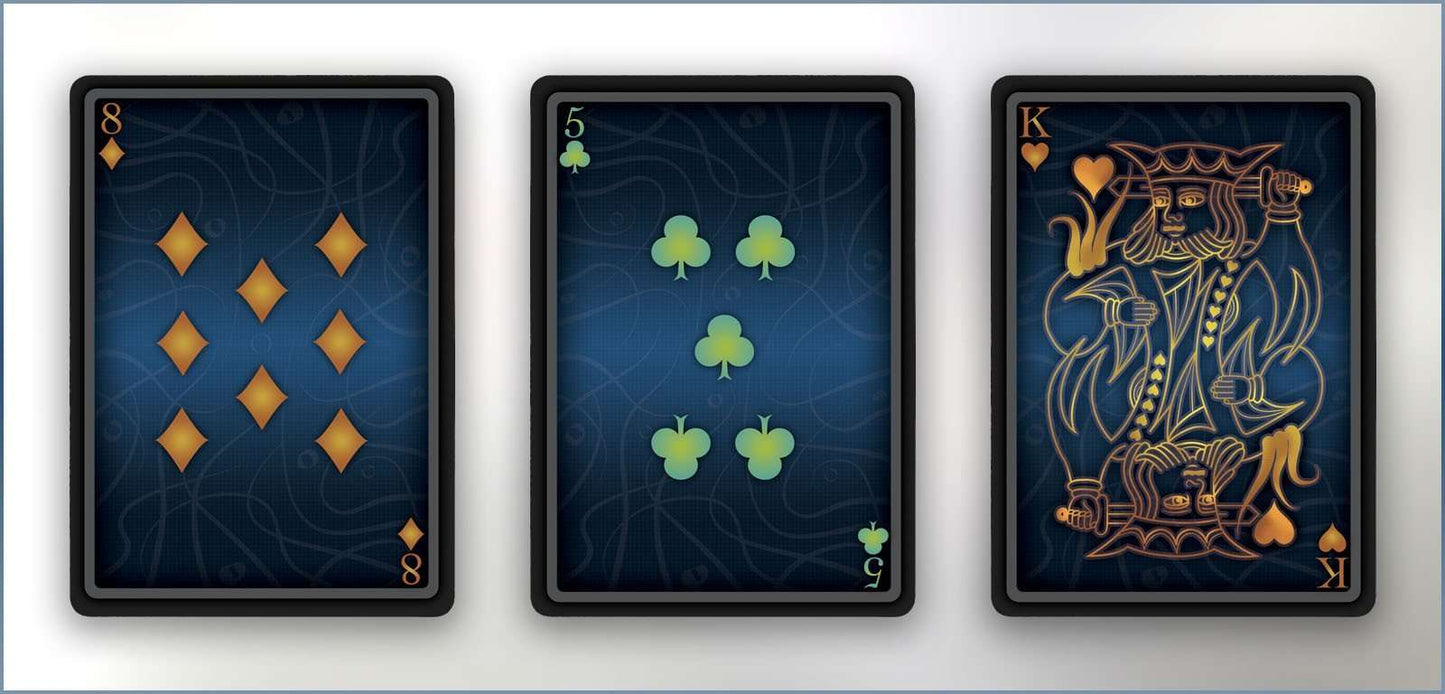 PlayingCardDecks.com-Tendril Nightfall v2 Playing Cards USPCC
