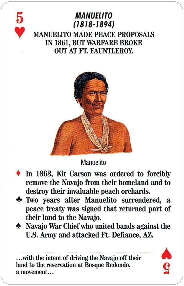 PlayingCardDecks.com-Indian Chiefs of the Old West Playing Cards USGS