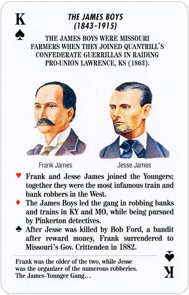 PlayingCardDecks.com-Outlaws of the Old West Playing Cards USGS