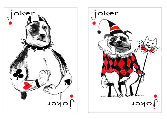 PlayingCardDecks.com-Pack of Dogs Playing Cards USPCC