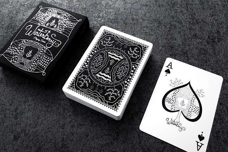 PlayingCardDecks.com-Winterberry Playing Cards USPCC