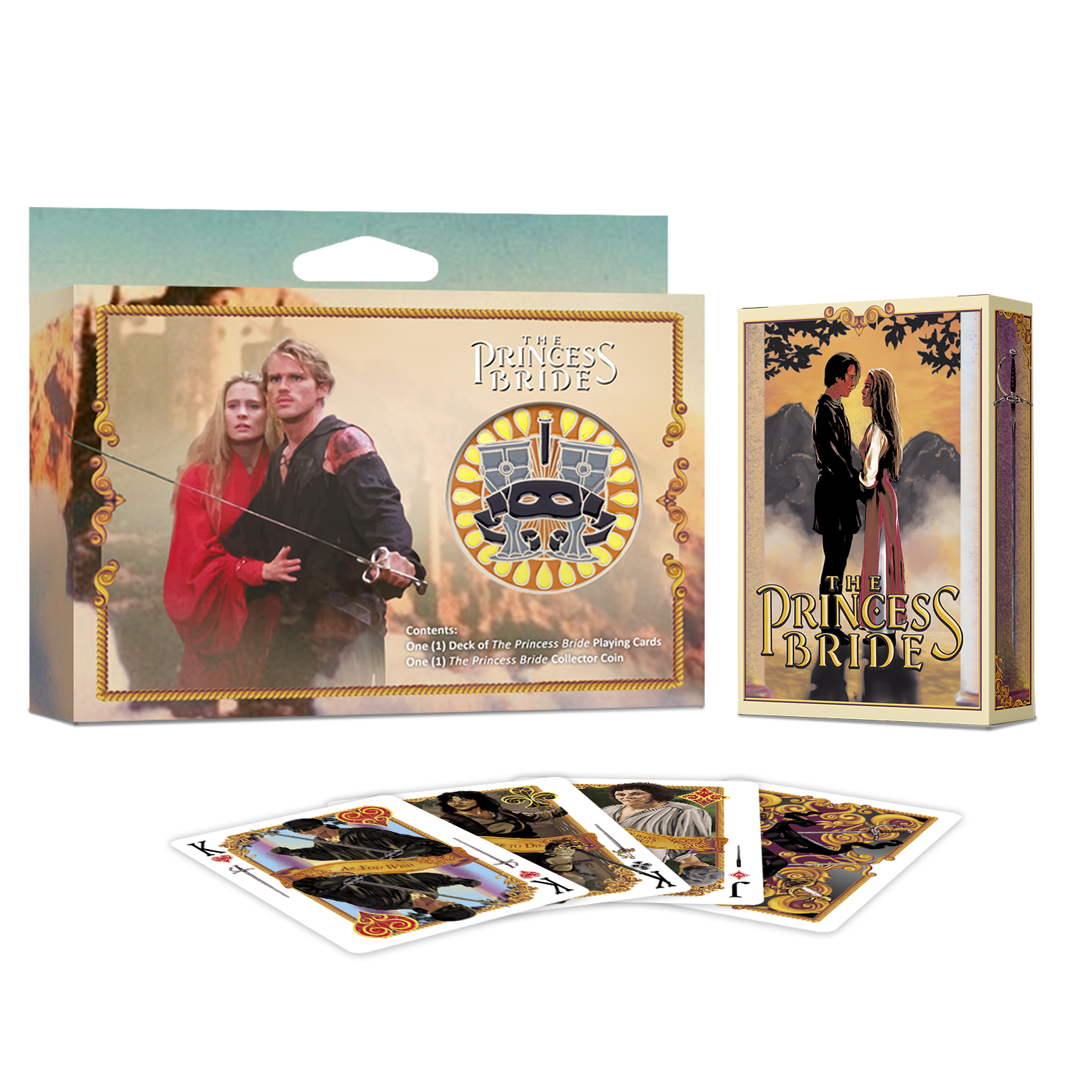 PlayingCardDecks.com-The Princess Bride Playing Cards & Collectible Coin