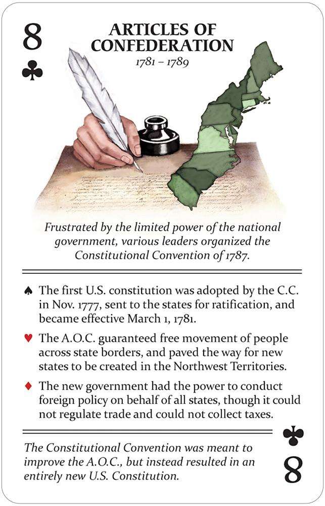 PlayingCardDecks.com-Famous Events of the American Revolution Playing Cards USGS