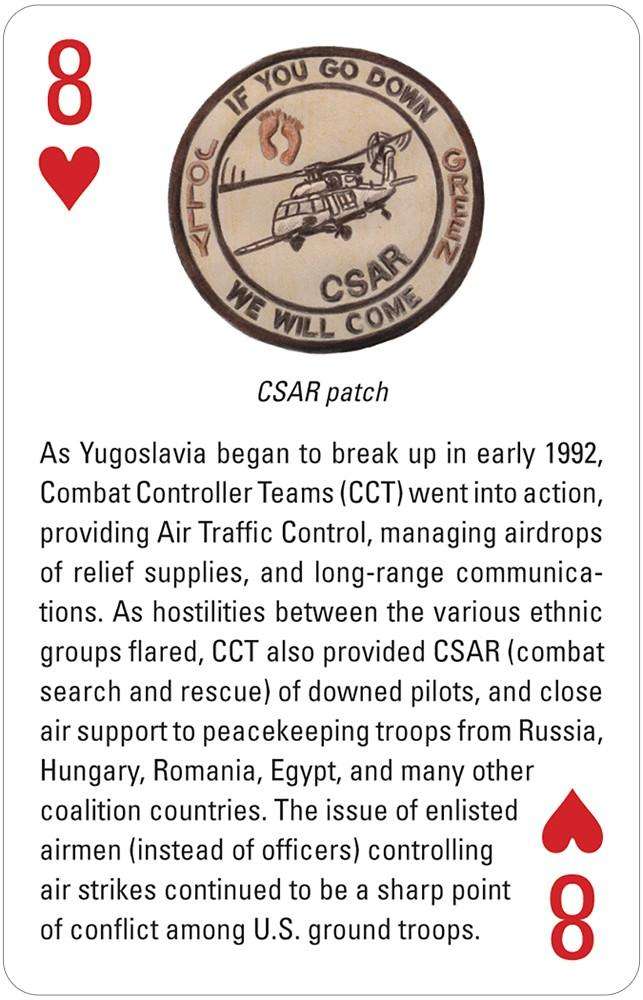 PlayingCardDecks.com-Special Ops & Elite Forces Air Force Playing Cards USGS
