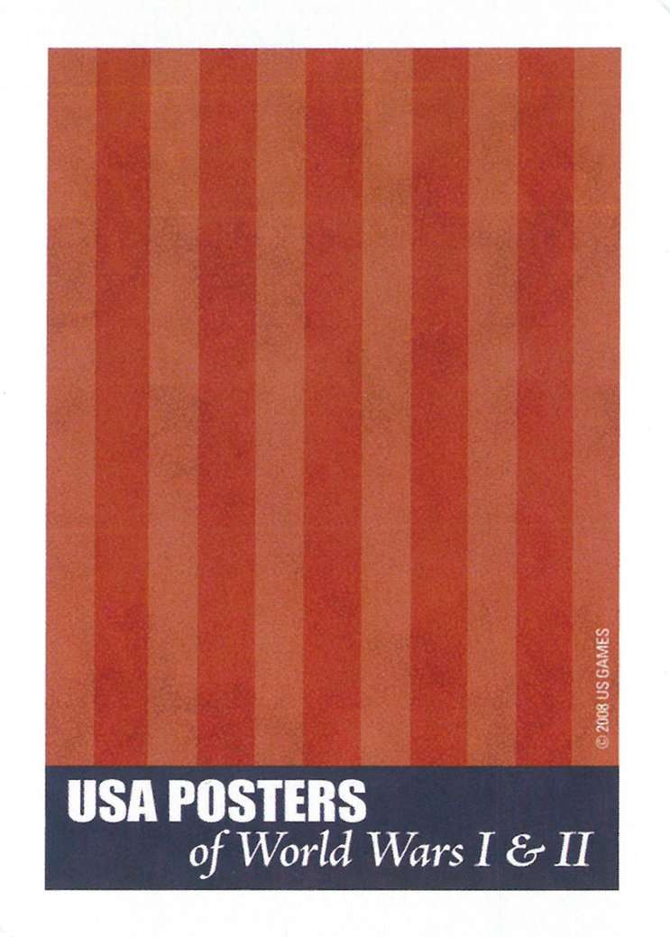 PlayingCardDecks.com-USA Posters of World Wars I & II Playing Cards USGS