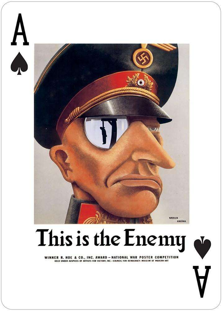 PlayingCardDecks.com-USA Posters of World Wars I & II Playing Cards USGS
