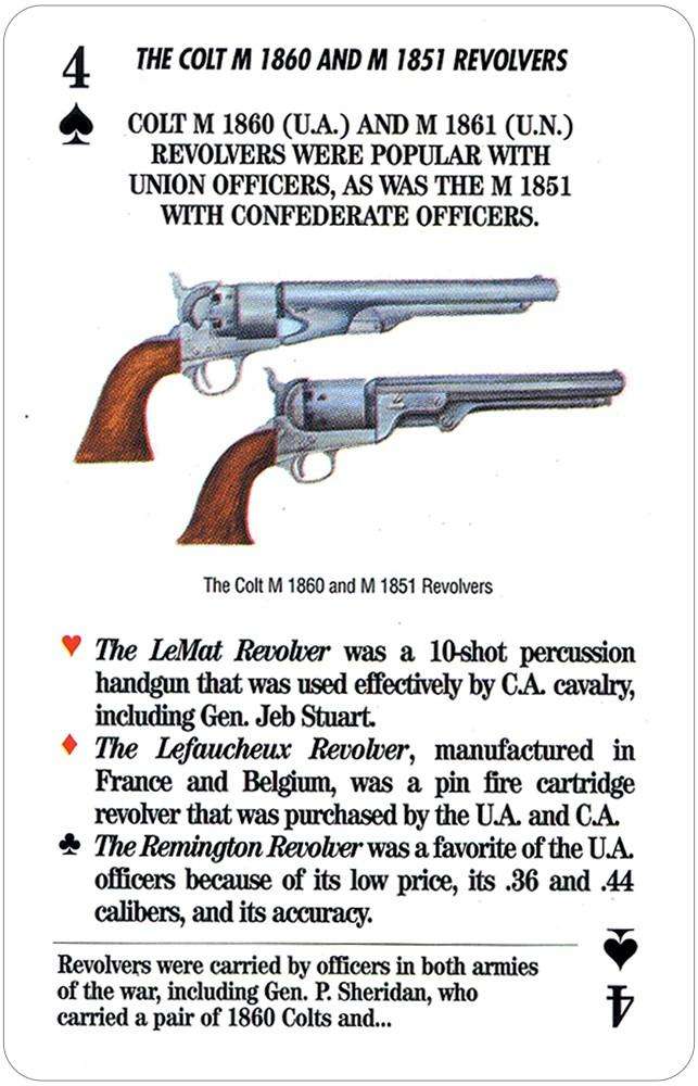 PlayingCardDecks.com-Arms & Armaments of the Civil War Playing Cards USGS