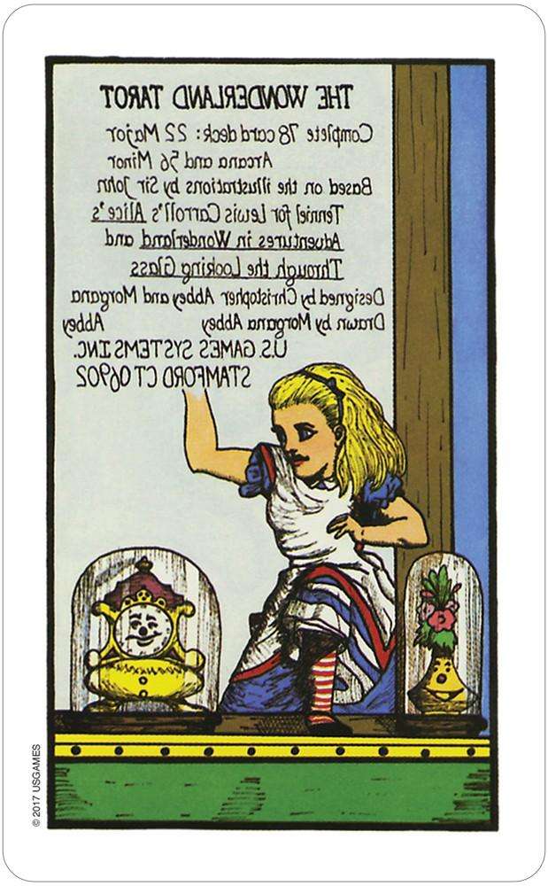 PlayingCardDecks.com-The Wonderland Tarot Deck in Tin USGS