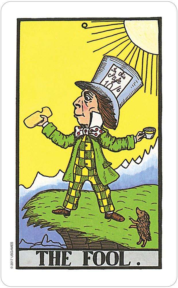 PlayingCardDecks.com-The Wonderland Tarot Deck in Tin USGS