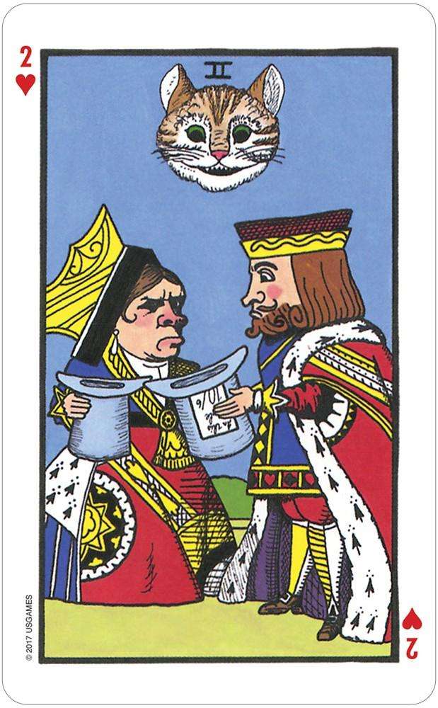 PlayingCardDecks.com-The Wonderland Tarot Deck in Tin USGS