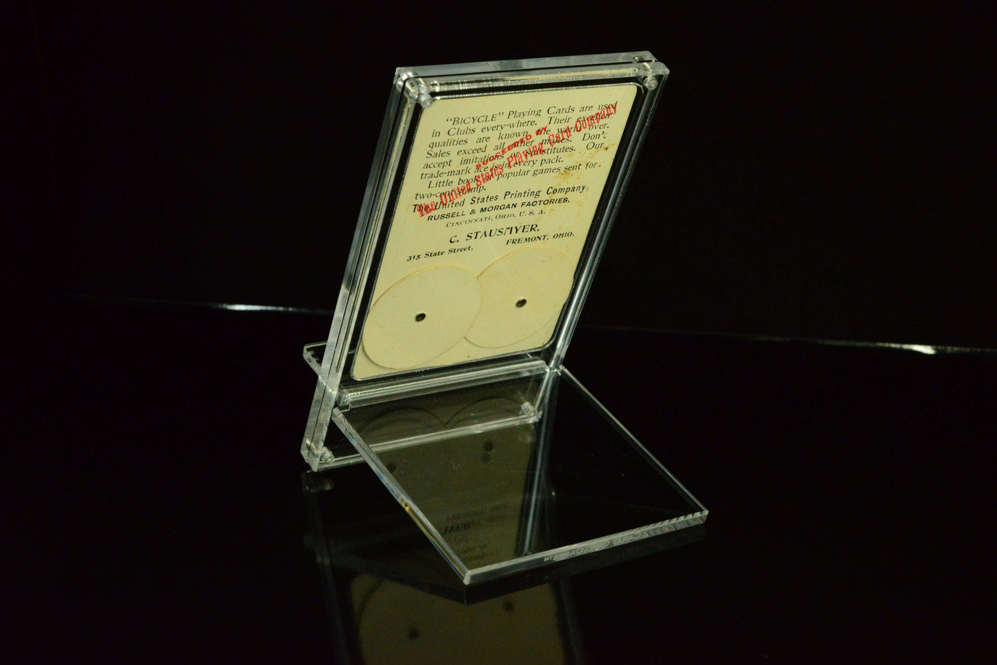 PlayingCardDecks.com-Carat XDS Single Card Display & Deck Stand