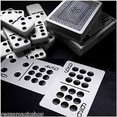 PlayingCardDecks.com-Double Nine Domino Bicycle Playing Cards Bridge Size Deck