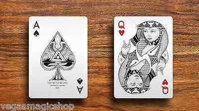 PlayingCardDecks.com-1st Edition White Playing Cards USPCC