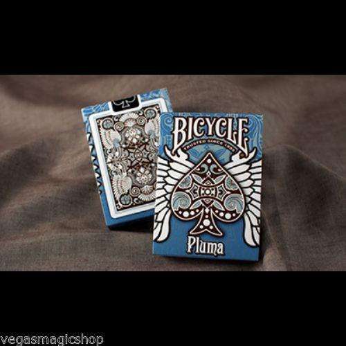 PlayingCardDecks.com-Pluma Blue Bicycle Playing Cards Deck