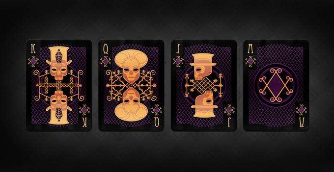PlayingCardDecks.com-Samedi Voodoo Playing Cards USPCC