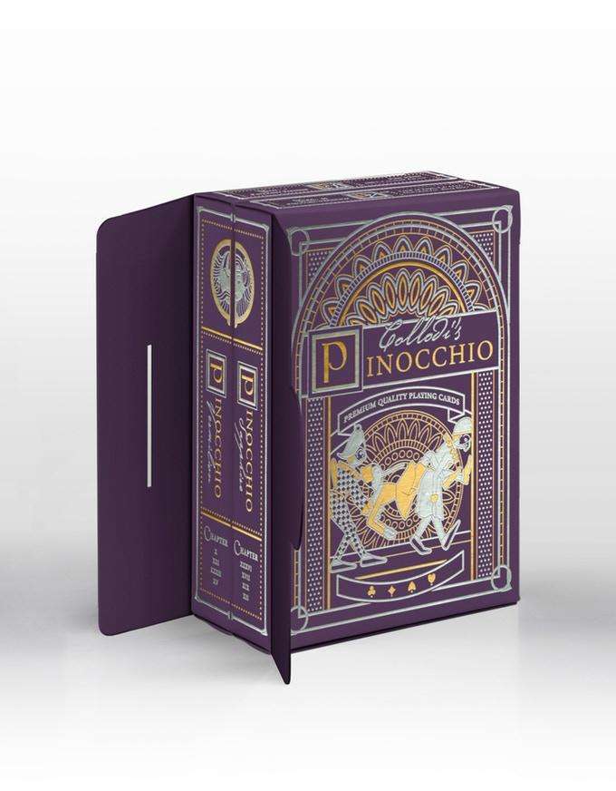 PlayingCardDecks.com-Pinocchio Playing Cards Collodi's 2 Deck Set USPCC