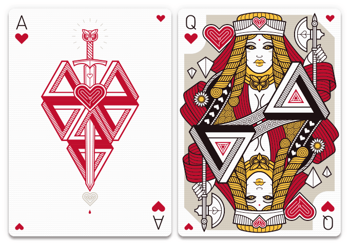 PlayingCardDecks.com-Dedalo Omega Playing Cards EPCC