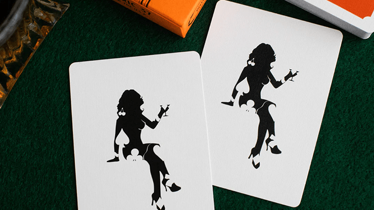 PlayingCardDecks.com-Ace Fulton's 10 Year Anniversary Orange Playing Cards USPCC