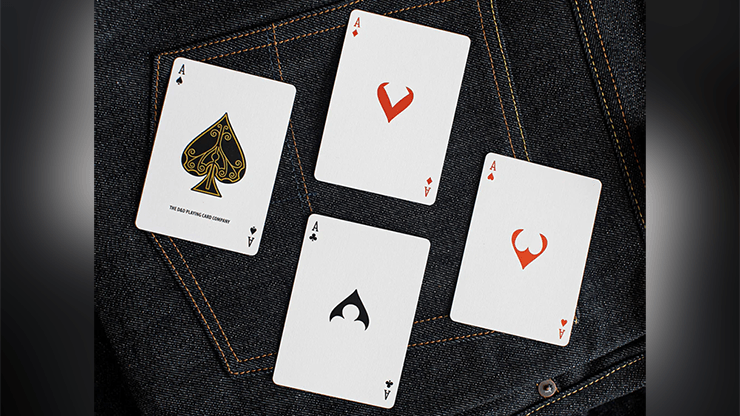 PlayingCardDecks.com-Ace Fulton's Cowboy Denim Playing Cards USPCC