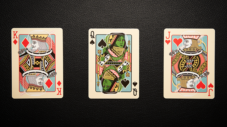 PlayingCardDecks.com-Ace Invaders Gilded Playing Cards USPCC