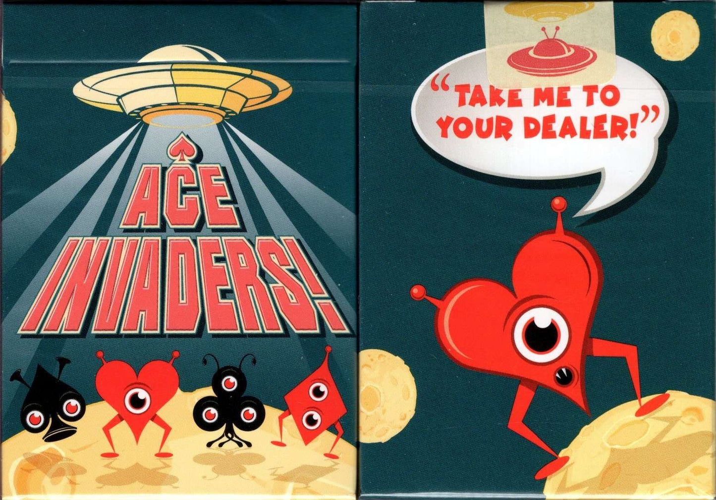 PlayingCardDecks.com-Ace Invaders Playing Cards USPCC