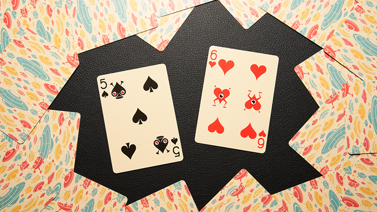 PlayingCardDecks.com-Ace Invaders Playing Cards USPCC