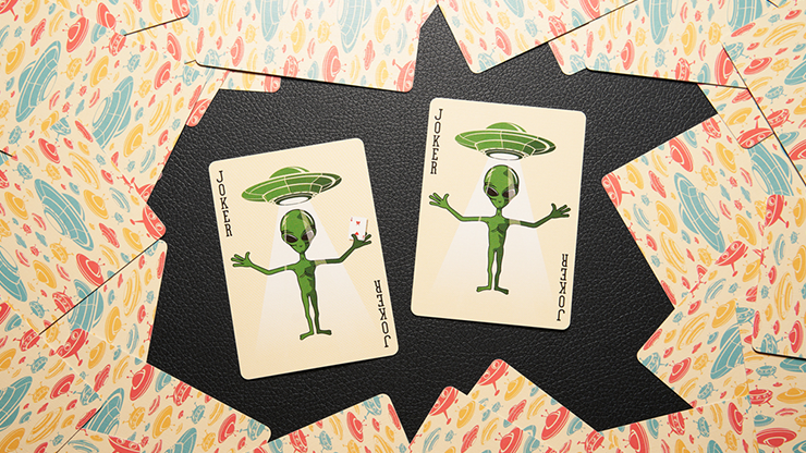 PlayingCardDecks.com-Ace Invaders Playing Cards USPCC