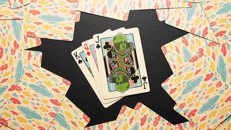 PlayingCardDecks.com-Ace Invaders Playing Cards USPCC