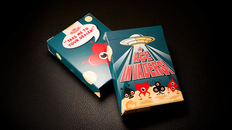 PlayingCardDecks.com-Ace Invaders Playing Cards USPCC