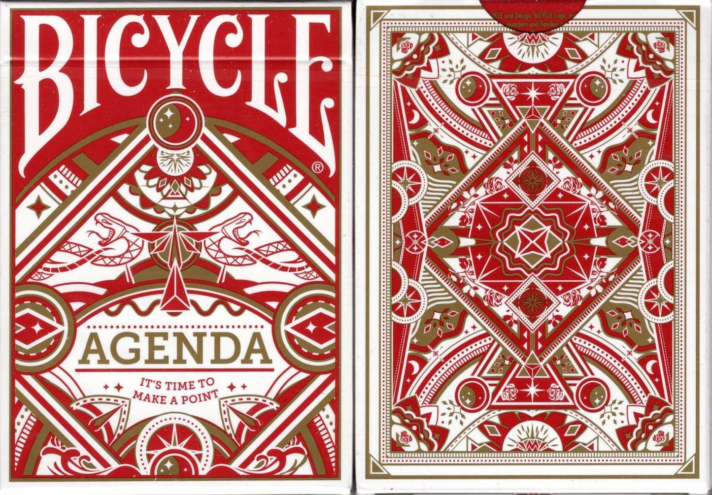 PlayingCardDecks.com-Agenda Red Bicycle Playing Cards