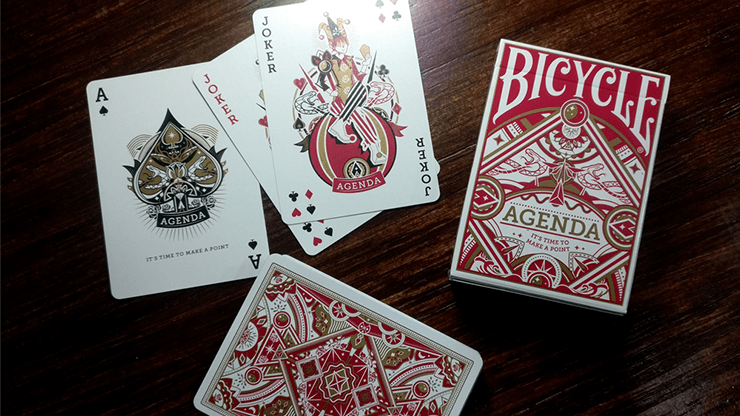 PlayingCardDecks.com-Agenda Red Bicycle Playing Cards