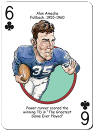 Baltimore Football Heroes Playing Cards