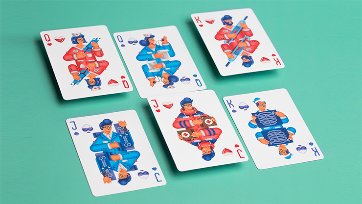 PlayingCardDecks.com-Ambulance Gilded Playing Cards USPCC