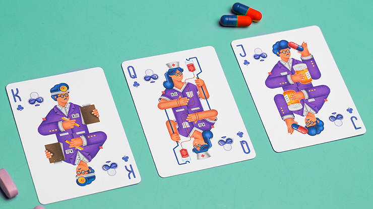 PlayingCardDecks.com-Ambulance Gilded Playing Cards USPCC