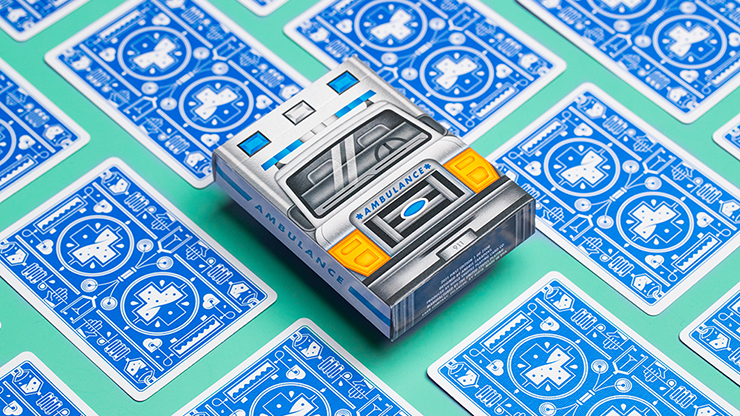 PlayingCardDecks.com-Ambulance Gilded Playing Cards USPCC